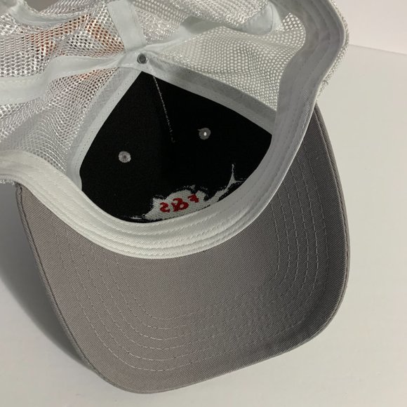 Field & Stream Fish Hat Trucker Snapback Adjustable Gray White Cap One Size OSMF - Picture 7 of 9